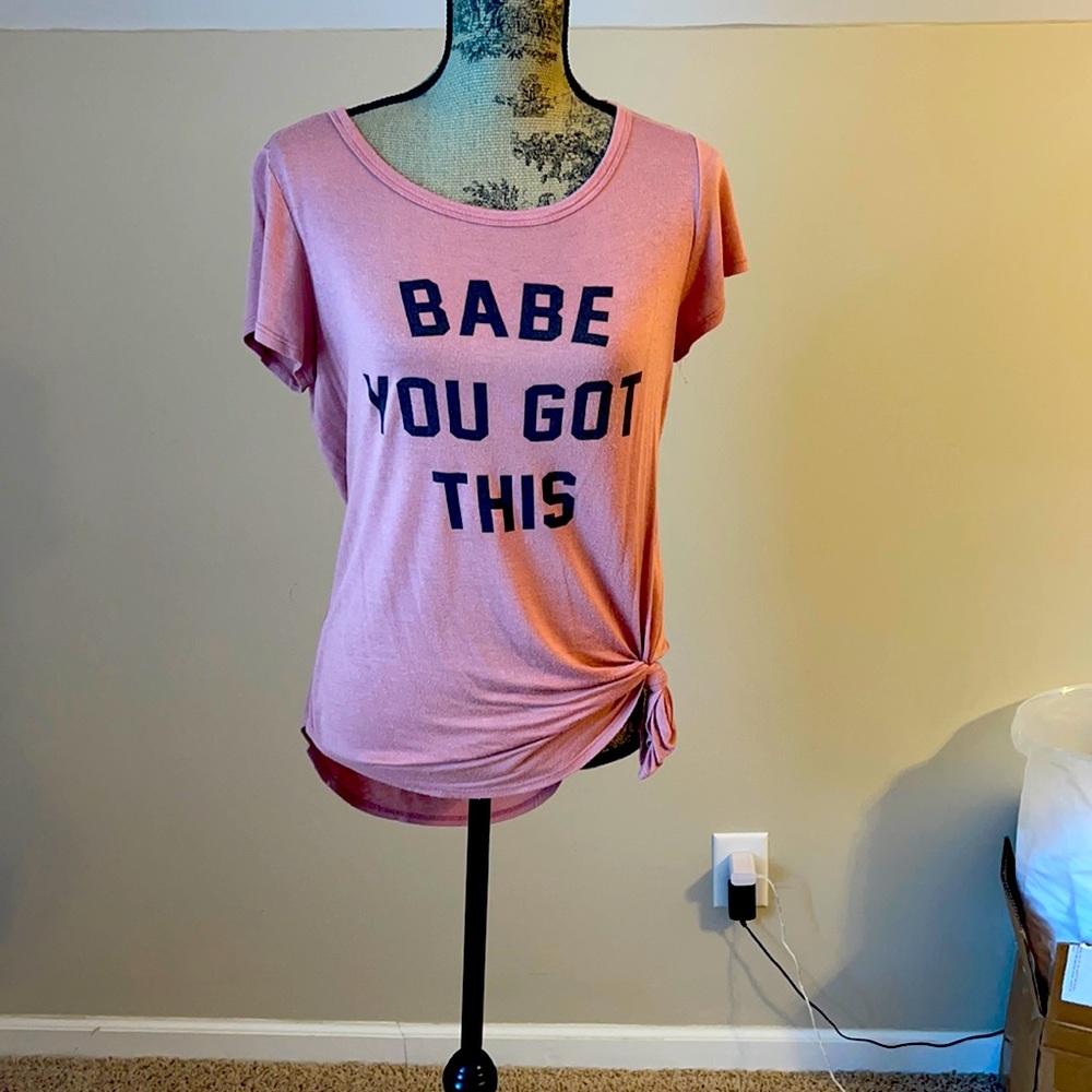 Adorable blush tee
